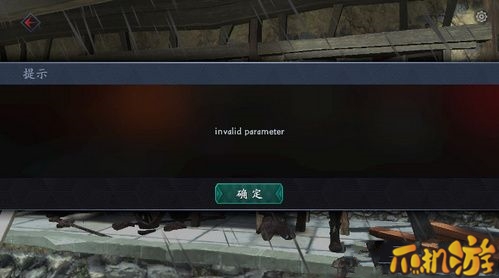 流星蝴蝶剑手游显示invalid parameter怎么解决