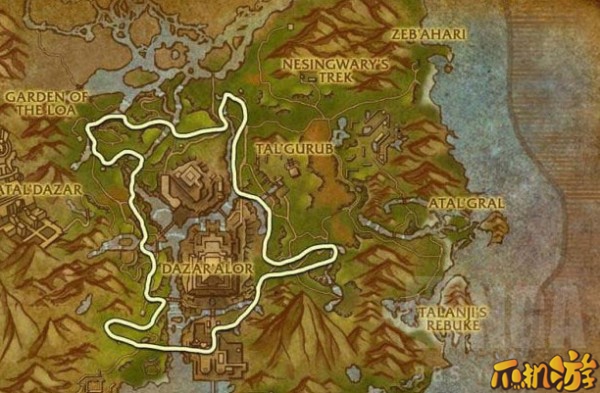 魔兽世界8.0流波花苞哪里多_采集路线推荐