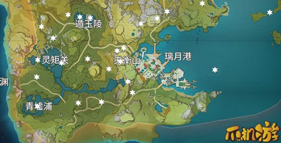 原神璃月地图怎么开